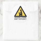 雇いハッカー ラウンドシール (バッグ)