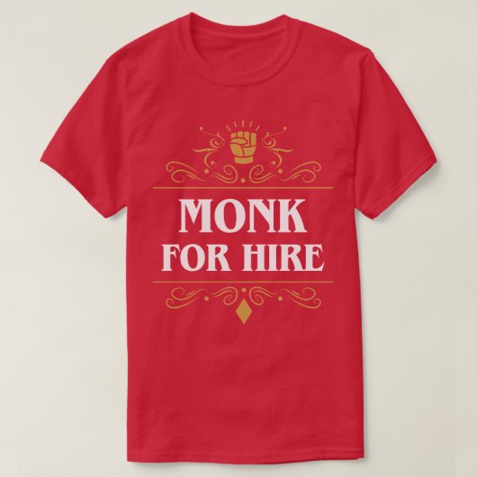 雇い僧 Tシャツ (デザイン正面)