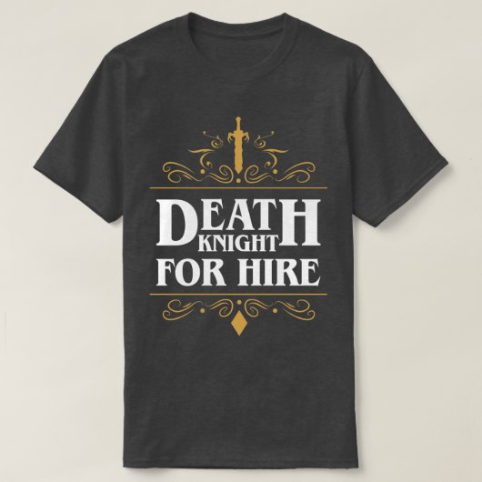 雇い死の騎士 Tシャツ (デザイン正面)