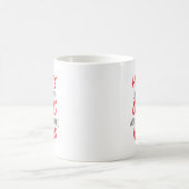 雇ったらあなたの評論家が頼むまで強いて下さい コーヒーマグカップ (中央)