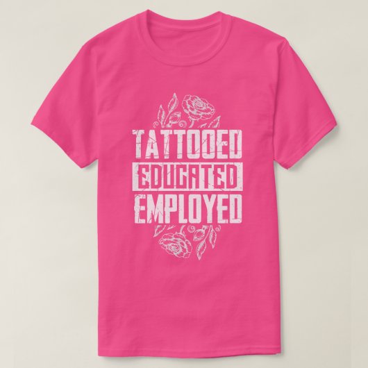 雇われた刺青 Tシャツ (デザイン正面)