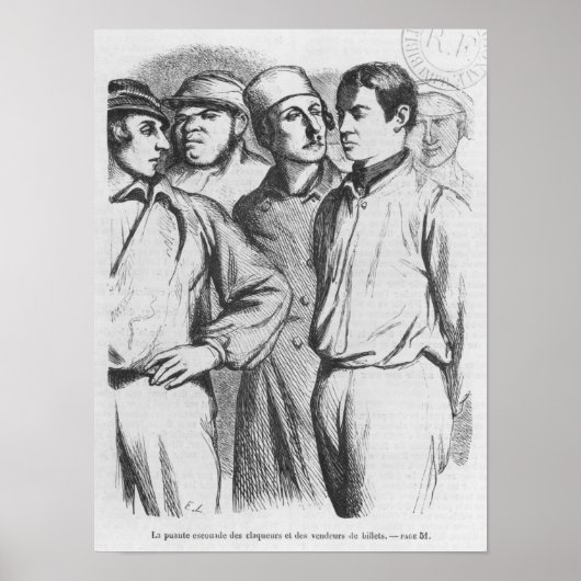 雇われた拍手喝采の横柄な一団 ポスター (正面)