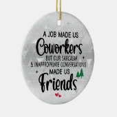 雇用が我々の同僚に与えられた セラミックオーナメント (右)