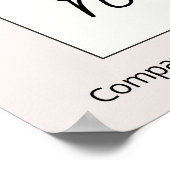 雇用ウィンドウのサイン ポスター (角)