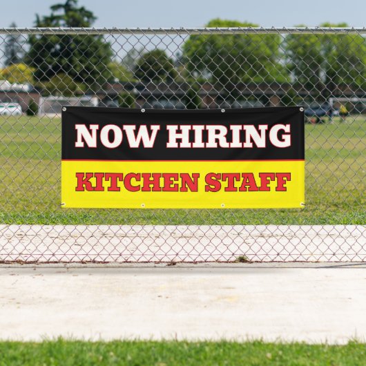 雇用カスタム開始バナー 横断幕 (インサイチュ)