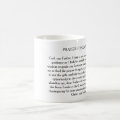 雇用マグカップ用祈りの言葉 コーヒーマグカップ (中央)