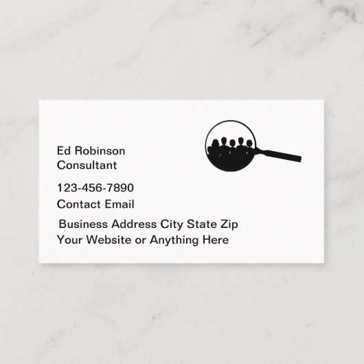 雇用人材派遣サービス 名刺 (裏面)