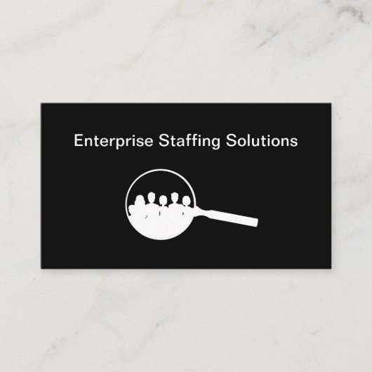 雇用人材派遣サービス 名刺 (正面)