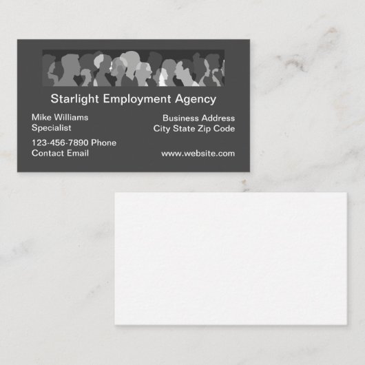 雇用庁ユニークヘッドハンター 名刺 (正面/裏面)