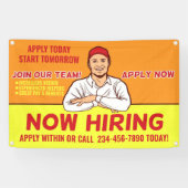 雇用技術者の個人設定インストーラーのヘルパー 横断幕 (横)