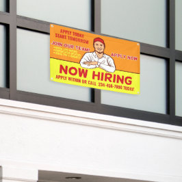 雇用技術者の個人設定インストーラーのヘルパー 横断幕