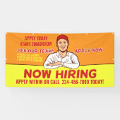 雇用技術者の個人設定インストーラーのヘルパー 横断幕 (横)