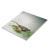 雉子。...... タイル (側面)