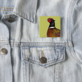 雉： 首輪 缶バッジ (インサイチュ)