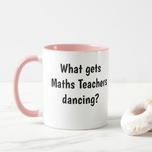 雌の数おもしろい先生Mugの対数ジョークPun マグカップ