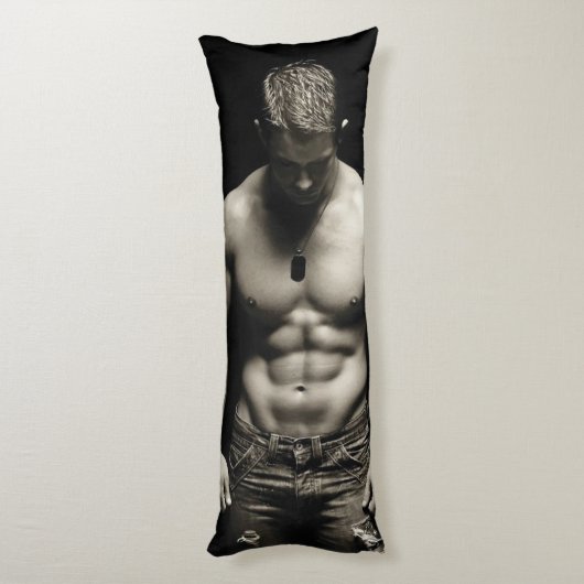 雌やる気を起こさせるフィットネス ボディピロー (裏面 (縦))