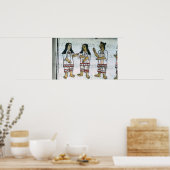 雌アステカコスチューム ポスター (キッチン)