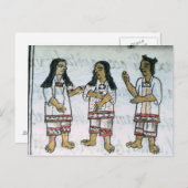 雌アステカコスチューム ポストカード (正面/裏面)