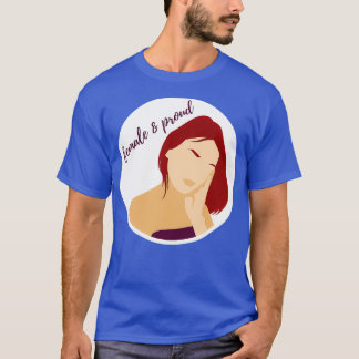 雌アンプ誇りを持った赤3 Tシャツ