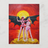 雌イカロス ポストカード (正面)