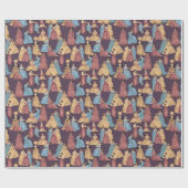 雌クラシック作家 ラッピングペーパー (フラット)