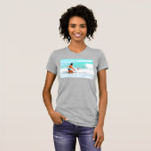 雌サーファーTシャツHAMbWG Tシャツ (正面フル)