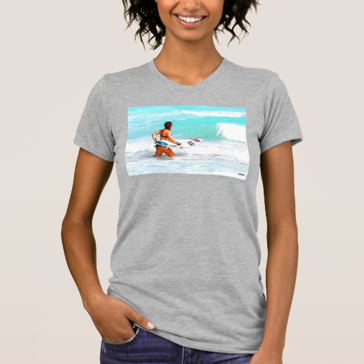 雌サーファーTシャツHAMbWG Tシャツ (正面)