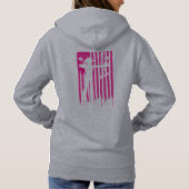 雌ジカおよび矢 パーカ (裏面)