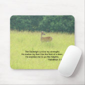 雌ジカ: Habakkukの3:19 マウスパッド (マウス)