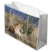 雌ジシの休息 ラージペーパーバッグ (裏面アングル)