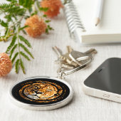 雌ジシの顔 キーホルダー (側面)