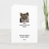 雌ジシ カード (裏面)