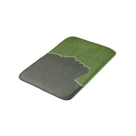 雌スタイリッシュシルエット バスマット