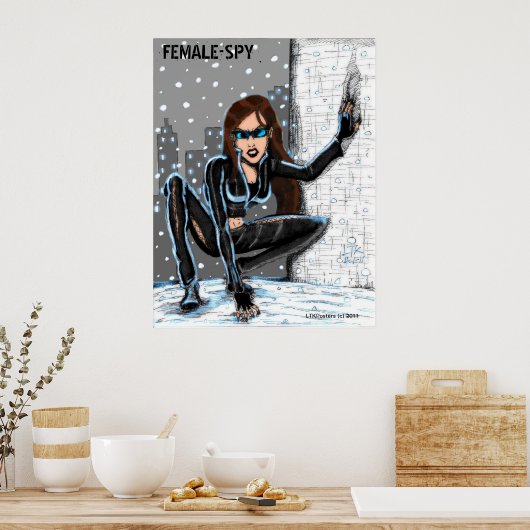雌スパイ ポスター (キッチン)
