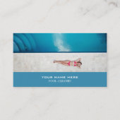 雌バザー、スイミングプールクリーナー 名刺 (正面)