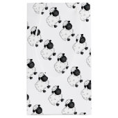 雌ヒツジのためのベビーのヒツジ スモールペーパーバッグ (裏面)