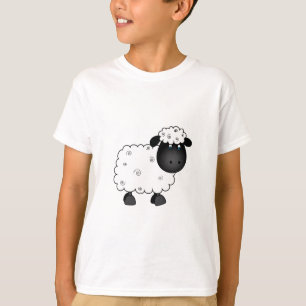 雌ヒツジのためのベビーのヒツジ Tシャツ