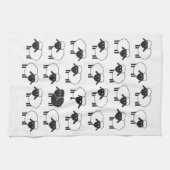 雌ヒツジの厄介ものが常にあって下さい キッチンタオル (横)