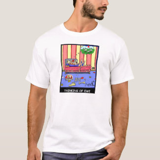 雌ヒツジの考えること Tシャツ