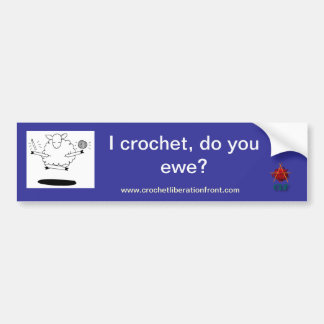 雌ヒツジはか。 バンパーステッカー