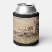 雌ライオン伸張 缶クーラー (缶裏面)