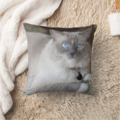 雌ラグドール猫 クッション (ブランケット)