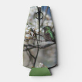 雌ルビーの喉を張ったハミングバード ボトルクーラー (裏面)