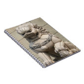 雌中国の守護ライオンHoge Dog石獅 ノートブック (右側)