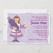 雌予測できなバーバルミツワー招待状招待状 招待状 (正面)