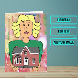 雌実在家代理誕生日 カード