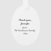 雌性ペ最高のットトリマーアクリルオーナメント オーナメント (裏面)