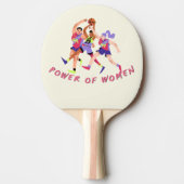 雌感動的アスリート 卓球ラケット (正面)
