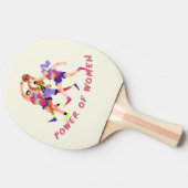 雌感動的アスリート 卓球ラケット (横)