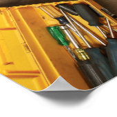 雌整備士固定物 ポスター (角)